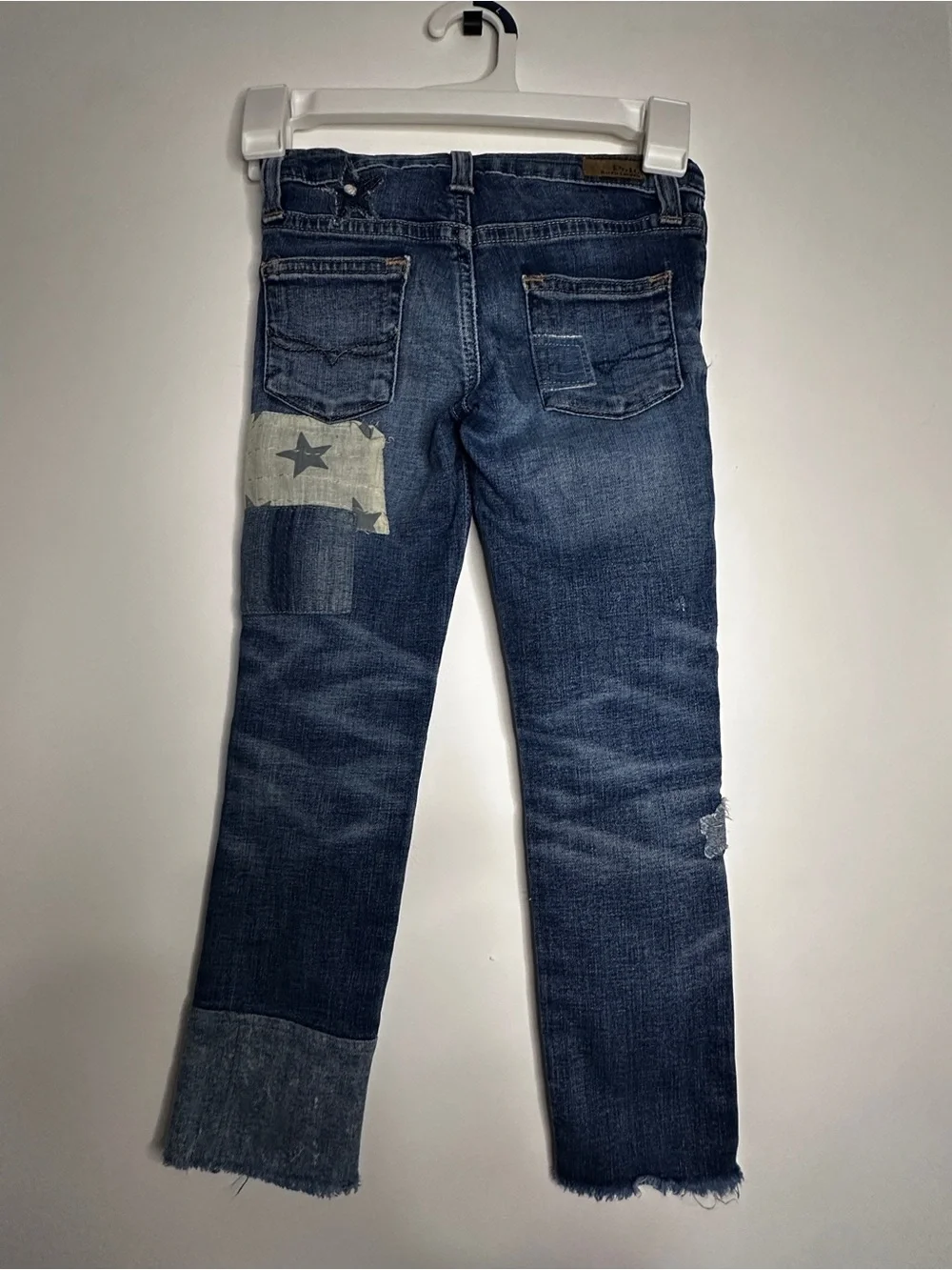 Polo Ralph Lauren Kids Distressed Patchwork Set Jacket Jeans size 6